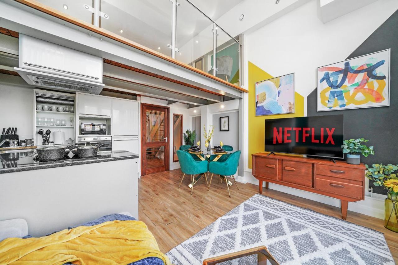 Stunning Duplex Of Central Nottingham - Balcony 외부 사진